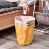Bathroom Waste Bin Simple Style Trash Can for Home Living Room and Kitchen Without Lid Large Creative Bedroom Office Paper Basket Kitchen Garbage Bin (Color : C, Size : Small) view 3