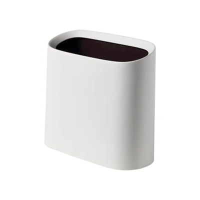 Bathroom Waste Bin Narrow Slit Trash Can Without Cover Laminated Waste Paper Basket Living Room Simple Bathroom Kitchen 10L Kitchen Garbage Bin (Size : B)