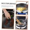 Cabilock Stainless Steel Wok Pan Honeycomb Handles Induction Stove Compatible Frying Pan for Bbq view 3