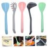 Cabilock 1set Ergonomic Nylon Kitchenware Set Colorful Cooking Utensils for Non-stick Cookware Includes Ladle Spatula and Spoon for Everyday Meal Preparation view 2