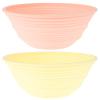 2PCS Silicone Banneton Bread Proofing Baskets,9 Inch Round & 10 Inch Oval Sourdough Tools Kit,Foldable Sourdough Baking Baske,Waterproof, Less Prone to Mold Growth view 1
