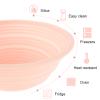 2PCS Silicone Banneton Bread Proofing Baskets,9 Inch Round & 10 Inch Oval Sourdough Tools Kit,Foldable Sourdough Baking Baske,Waterproof, Less Prone to Mold Growth view 2