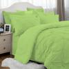 Sage Twin Comforter Set - 7 Piece Pinch Pleated Bed in a Bag - 600 Thread Count 100% Egyptian Cotton Bedding Set - (19 inch Deep Pocket Sheet Set and 500GSM Comforter) view 4