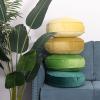 ANYEI Plush Round Pillow - Soft and Comfortable Velvet Simple Pillow for Stylish Living Environment (Dark Yellow) view 3