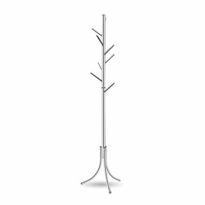 POWHA Coat Rack Freestanding Standing Stainless Steel Multifunctional Standing Coat Rack Modern Living Room Bedroom Corridor Corner Coat Rack for Office B