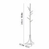 POWHA Coat Rack Freestanding Standing Stainless Steel Multifunctional Standing Coat Rack Modern Living Room Bedroom Corridor Corner Coat Rack for Office B view 2