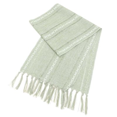 Cabilock Cotton Table Flag Simple Tablecloth Tassels Enhance Your Home Decor Suitable for Tables Events Easy to Fold Store