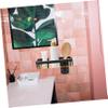 NPQPNAFC No Punching Rack Decorative Shelves Shelf Board Shelves for Storage Wall Mounted Organizer Rack Shelf Stand Hair Blow Dryer Holder Multifunctional Storage Rack Wall-Mounted Pendant Stands (C view 2