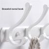 ECOLFE Coat Rack,Wall Hook, Coat Rack Coat Rack Wall Mount, Heavy Duty Wall Hook, Metal Coat Hook Rails for Coats, Hats, Towels, Robes, Hooks Behind Doors Wall Coat Rack view 3