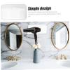 FRCOLOR Wall-mounted Hair Dryer Holder with Organizer Box No Drill Bathroom Storage Rack for Hair Tools Durable Space-saving Curler and Blow Dryer Stand view 4