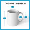 Agapornis Fischer's Lovebird And Owner Friendship Coffee Mug White Ceramic Tea Cup 11oz view 4