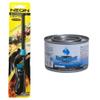 HomeLoft Basics QuickFlame Chafing and Fondue Fuel with Lighter (12-5.5 oz. cans), Clear view 1