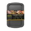 casaWare Ceramic Coated Non-Stick 2pc Bake & Cover Set Ultimate Commercial Weight, 15x10x3-inch Deep Lasagna/Roaster Pan and 14x9.5x3/4-inch Cookie Sheet/Baking Cover Pan with Handles (Silver Granite) view 1
