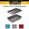 casaWare Ceramic Coated Non-Stick 2pc Bake & Cover Set Ultimate Commercial Weight, 15x10x3-inch Deep Lasagna/Roaster Pan and 14x9.5x3/4-inch Cookie Sheet/Baking Cover Pan with Handles (Silver Granite) view 4