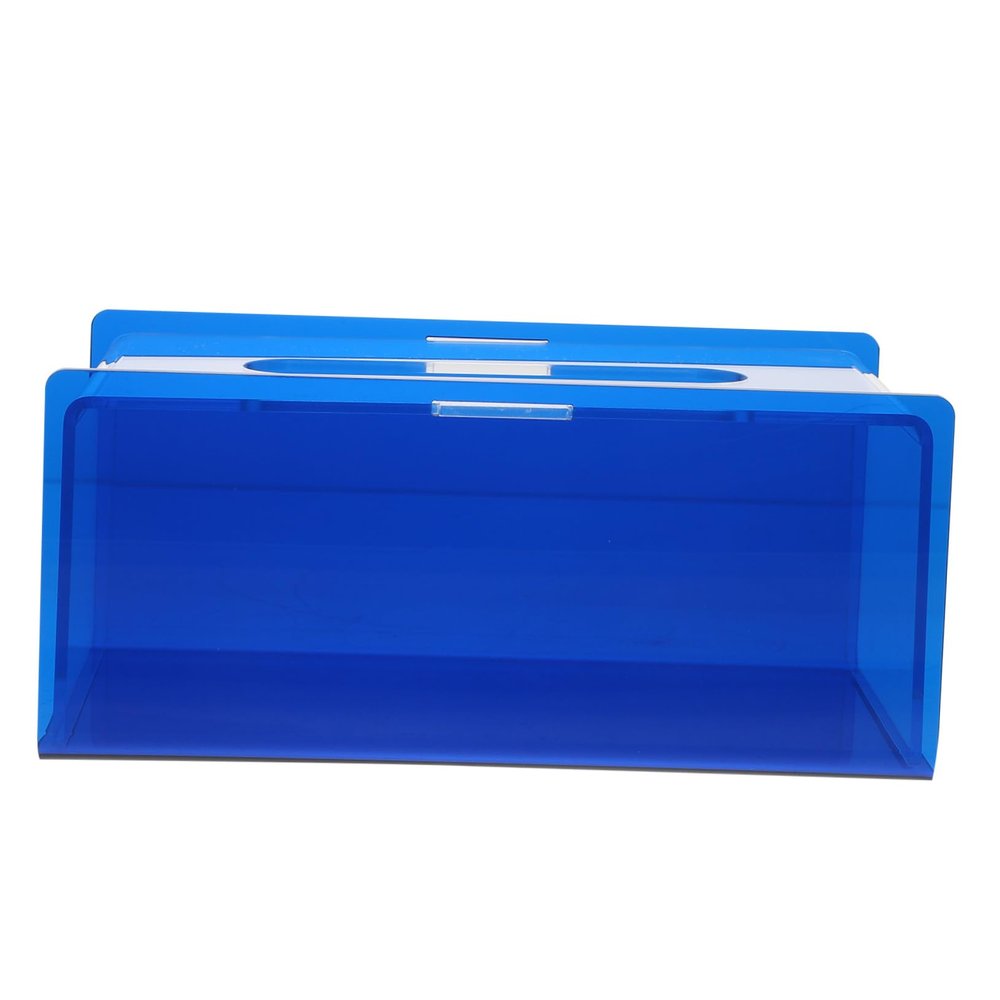 Amosfun 1pc Acrylic Tissue Box Holder Modern Napkin Dispenser for Home and Office Easy to Refill and Stylish Decoration for Living Room and Bedroom
