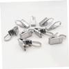 Amosfun 100pcs Stainless Steel Curtain Clips Use Hooks for Shower and Window Curtains Resistant Non-Slip Design for Home and Bathroom Decor view 2