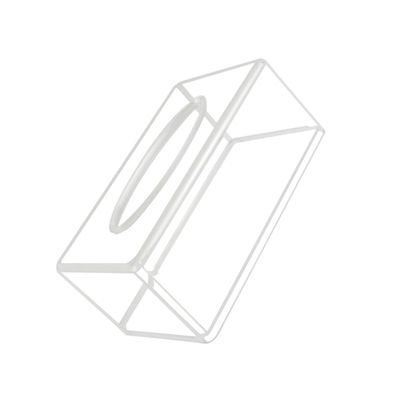 Amosfun Acrylic Tissue Box Holder Transparent Rectangular Paper Towel Dispenser for Home Bathroom Office Capacity Storage for Easy Access to Facial Tissues