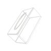 Amosfun Acrylic Tissue Box Holder Transparent Rectangular Paper Towel Dispenser for Home Bathroom Office Capacity Storage for Easy Access to Facial Tissues view 1