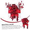 MAGICLULU Bows for Christmas Tree Small Bowknot Adornment Christmas Decor Elegant Easy to Place view 2