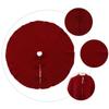 Ciieeo 1pc Knitted Christmas Tree Skirt Christmas Decor for Holiday Parties Easy to Install Tree Skirt Decorations for Festive Atmosphere view 4