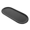 Oval Ceramic Cosmetics Tray for Bathroom Countertop and Jewelry view 1