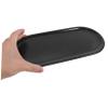 Oval Ceramic Cosmetics Tray for Bathroom Countertop and Jewelry view 2