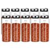 15 oz Salt and Pepper Shakers Set with Adjustable Outlet Holes Clear Glass Bottles Spice Seasoning Cans Jar for Kitchen Decor and Home Restaurant BBQ Camping Farmhouse(10 Pcs, 450 ML) view 1
