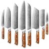 toothgeneric Damascus Knife Set, 8 PCS Damascus Kitchen Knife Set 67-Layer Japanese VG10 Steel Chef's Knife, Cleaver Knife, Bread Knife, Santoku Knife, LAMAJIGA6695 view 1