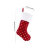 Ciieeo 1pc Square Plaid Sequin Christmas Stocking for Festive Decor Soft Material Xmas Sock for Holiday Celebrations Unique Design for Family Gatherings view 3