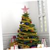 Ciieeo 1pc Beautiful Iron Art Christmas Tree Star Topper Ornament Five-Pointed Star Decoration for Holiday Decor Reusable for Festive Celebrations and Home Decoration view 2