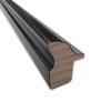 Amanti Art Black Bathroom Mirror for Over Sink, 28x37 Custom Made Theo Black Silver Narrow Rectangle Vanity Mirror, Large Modern Wood Frame, Hangs Horizonally and Vertically, Wall Decor view 2