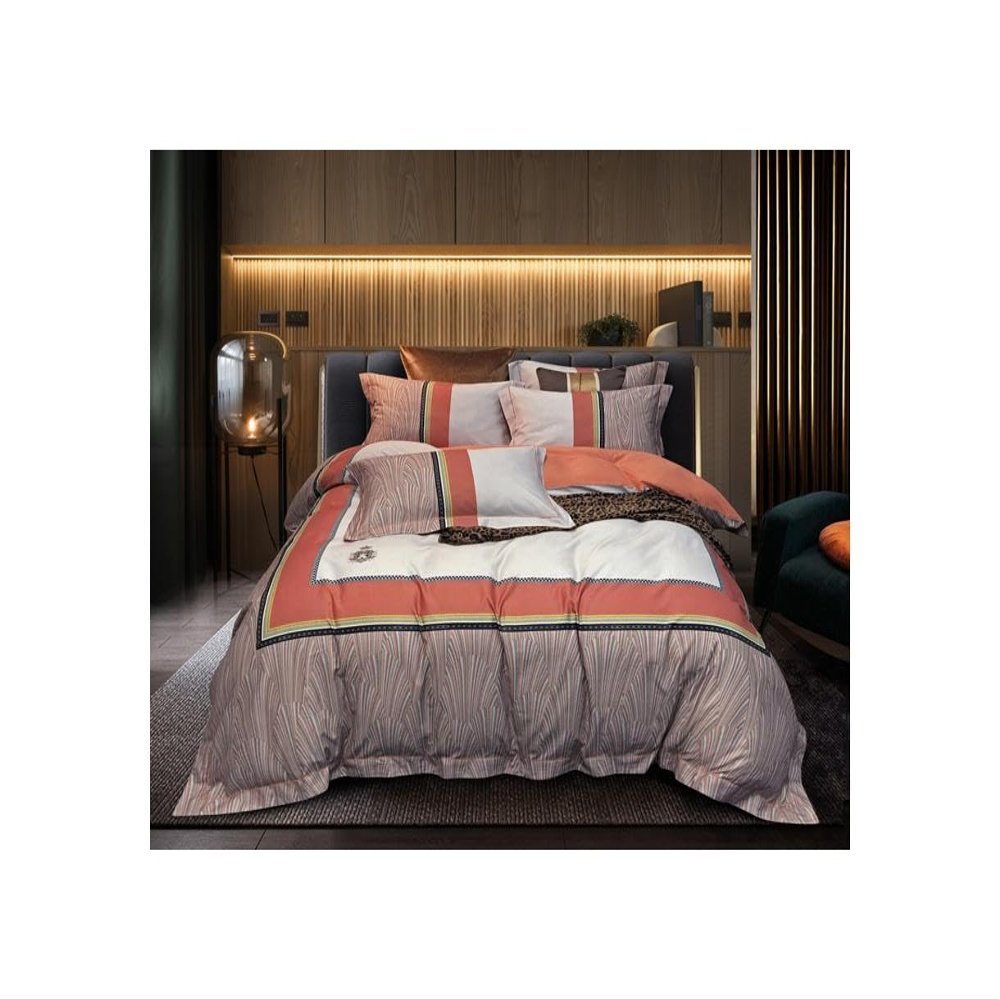 4Pcs Floral Sheet & Pillowcase Sets, Pillow Covers/Duvet Cover/Bedding Bed Sheets, Cotton Bedding Sheets & Pillowcases, Soft Bed Set, Aesthetic Bedding Sets & Collections, Flower Bedsheets CD2-1821-3
