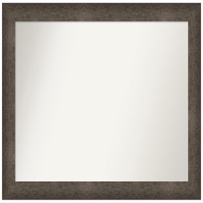 Amanti Art Bronze Bathroom Mirror for Over Sink, 31x45 Custom Made Dappled Light Bronze Rectangle Vanity Mirror, X-Large Modern Wood Frame, Hangs Horizonally and Vertically, Wall Decor