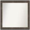 Amanti Art Bronze Bathroom Mirror for Over Sink, 35x43 Custom Made Dappled Light Bronze Rectangle Vanity Mirror, X-Large Modern Wood Frame, Hangs Horizonally and Vertically, Wall Decor view 1