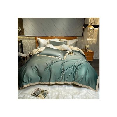 4Pcs Floral Sheet & Pillowcase Sets, Pillow Covers/Duvet Cover/Bedding Bed Sheets, Cotton Bedding Sheets & Pillowcases, Soft Bed Set, Aesthetic Bedding Sets & Collections, Flower Bedsheets CD2-4329-2