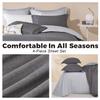 4Pcs Floral Sheet & Pillowcase Sets, Pillow Covers/Duvet Cover/Bedding Bed Sheets, Cotton Bedding Sheets & Pillowcases, Soft Bed Set, Aesthetic Bedding Sets & Collections, Flower Bedsheets CD2-4329-2 view 3