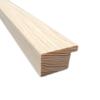 Amanti Art Brown Bathroom Mirror for Over Sink, 27x36 Custom Made Woodgrain Stripe Blonde Rectangle Vanity Mirror, Large Casual Wood Frame, Hangs Horizonally and Vertically, Wall Decor view 2
