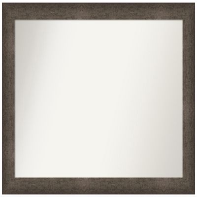Amanti Art Bronze Bathroom Mirror for Over Sink, 33x45 Custom Made Dappled Light Bronze Rectangle Vanity Mirror, X-Large Modern Wood Frame, Hangs Horizonally and Vertically, Wall Decor