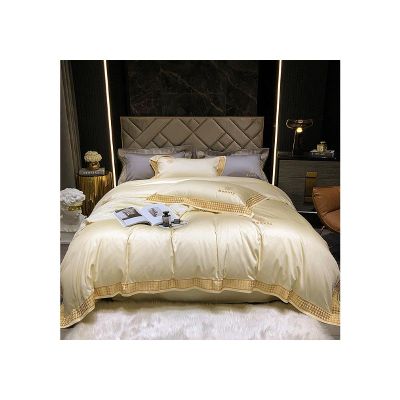 4Pcs Preppy Bedding Sheets & Pillowcases Sets, Cotton Bed Sheets and Pillow Covers and Duvet Cover, Soft Bed Set, Bedding Sets & Collections, Bedsheets for Women, Men, Teen Girl Boys CD2-5344-2