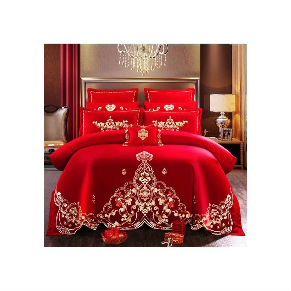4Pcs Floral Sheet & Pillowcase Sets, Pillow Covers/Duvet Cover/Bedding Bed Sheets, Cotton Bedding Sheets & Pillowcases, Soft Bed Set, Aesthetic Bedding Sets & Collections, Flower Bedsheets CD2-4320-2