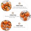 ABOOFAN 8pcs Artificial Pumpkin Ornaments for Crafts Arts and Crafts Kit Home Decor Fall Centerpieces Pumpkins Decor Home Goods Decor Party Decor Foam Plant Gift Household, Medium, Orange view 2