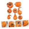 ABOOFAN 8pcs Artificial Pumpkin Ornaments for Crafts Arts and Crafts Kit Home Decor Fall Centerpieces Pumpkins Decor Home Goods Decor Party Decor Foam Plant Gift Household, Medium, Orange view 3
