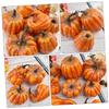 ABOOFAN 8pcs Artificial Pumpkin Ornaments for Crafts Arts and Crafts Kit Home Decor Fall Centerpieces Pumpkins Decor Home Goods Decor Party Decor Foam Plant Gift Household, Medium, Orange view 4