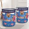 HomeLoft Basics 3D Customized Yorkshire Terrier Dog Tall Laundry Hamper With Handle Laundry Basket 4th Of July Patriot Dog In Farm Truck Laundry Hamper For Yorkie Dog Lovers Men Women Birthday Gift 20x14in view 1