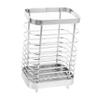 Cabilock Stainless Steel Utensil Holder Drainage Convenient Kitchen Spoon Organizer for Easy Drying Wall-mounted Design Large Capacity Chopstick Holder for Home Decor view 1