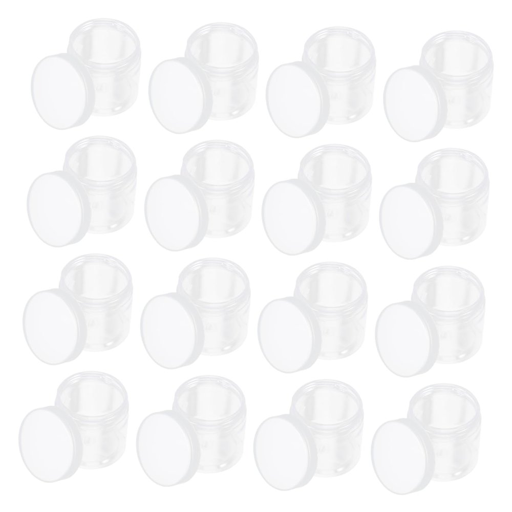 TEHAUX 20pcs Elegant Rice Storage Bottles Sealed Plastic Jars for Food Packing Snack Packing Bottle