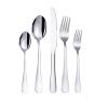 GOODJAYVEN Silverware Flatware Set, 5/20/30/40/50/60 Pieces Mirror Gold Stainless Steel Cutlery Cutlery Five-piece Set Steak Cutlery (Color : Silver, Size : 12Set-60Pcs) view 1