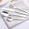 GOODJAYVEN Silverware Flatware Set, 5/20/30/40/50/60 Pieces Mirror Gold Stainless Steel Cutlery Cutlery Five-piece Set Steak Cutlery (Color : Silver, Size : 12Set-60Pcs) view 4