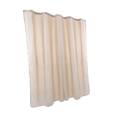Ciieeo Plain Shower Curtain Linen Bath Curtain Modern Bathroom Decor Easy to Clean
