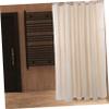 Ciieeo Plain Shower Curtain Linen Bath Curtain Modern Bathroom Decor Easy to Clean view 2
